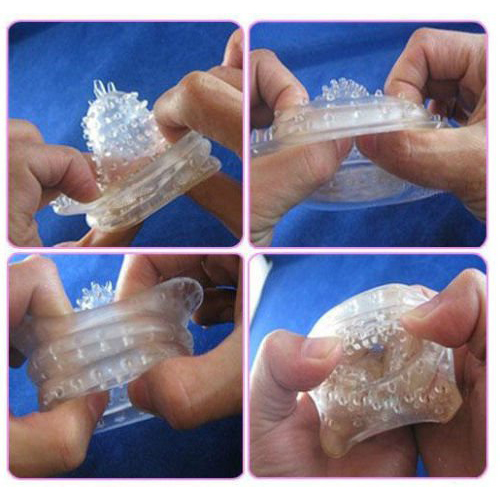 خرید کاندوم خاردار دائمی سیلیکونی ژله ای شفاف 2020